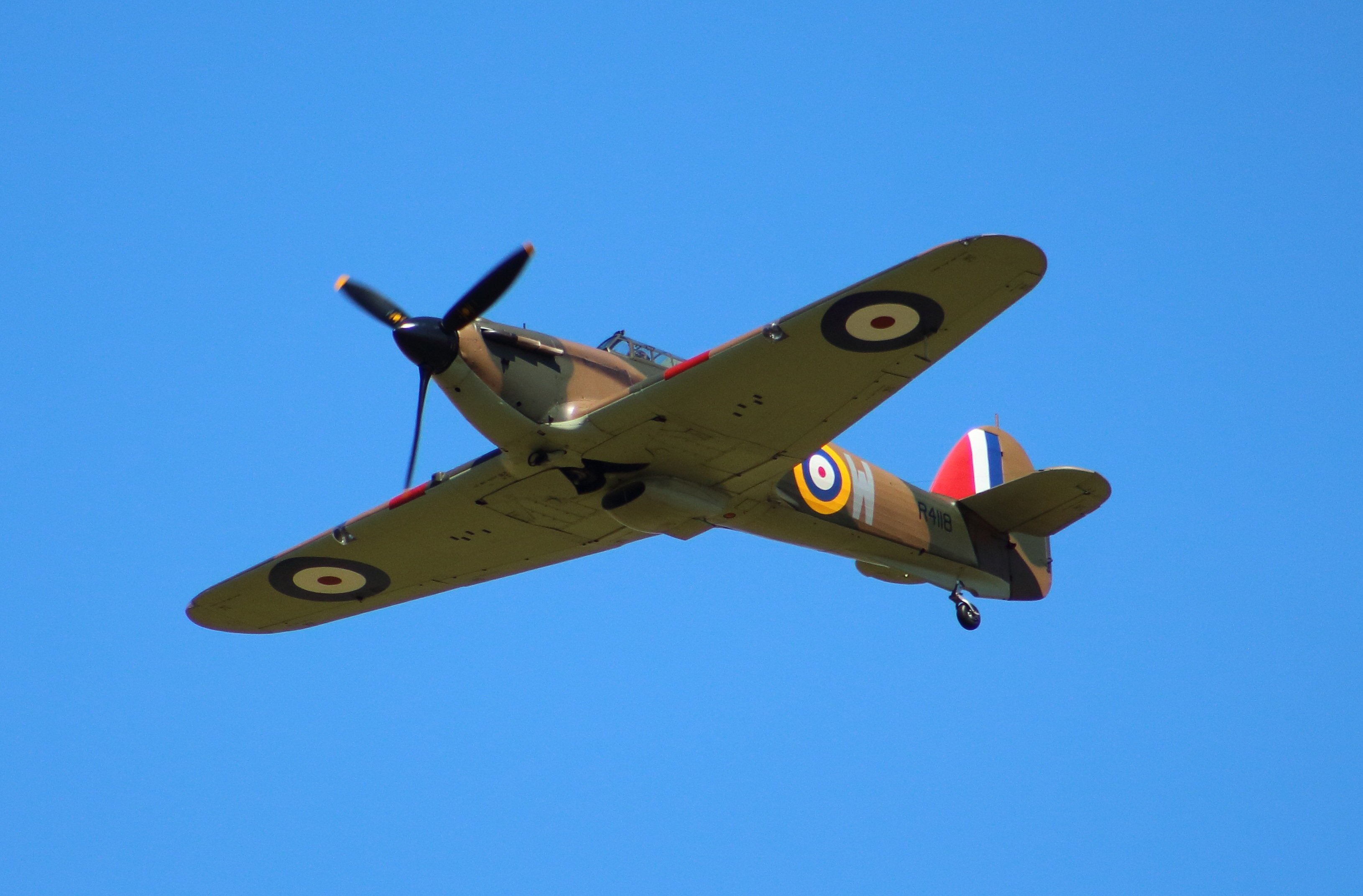 Battle of Britain Memorial Flight aircraft 5 — Spitfire, Hurricane, Lancaster and Dakota